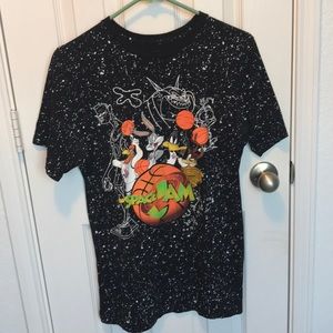Space jams short sleeve shirt
